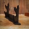 Two Tier Handcrafted Genuine Hardwood Axe / Sword Stand