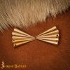 Medieval Pure Solid Brass Aiglets Set of 10, 2.6 cm