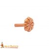 Lost-wax Cast Bronze Flower Fitting / Mount