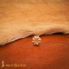 Lost-wax Cast Bronze Flower Fitting / Mount