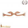 Lost-wax Cast Bronze Cloak Clasp with Celtic Raven Motifs