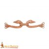 Lost-wax Cast Bronze Cloak Clasp with Celtic Raven Motifs