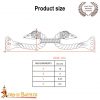 Lost-wax Cast Bronze Cloak Clasp with Celtic Raven Motifs