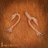 Lost-wax Cast Bronze Cloak Clasp with Celtic Raven Motifs