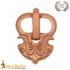 Early Medieval Belt Buckle Small Lost-wax Cast Bronze