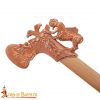 Lost-wax Cast Bronze Axe Head Roman Era with Ash Wood Handle