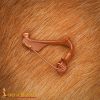 Lost-wax Cast Bronze Fibula - Authentic Roman Era Cloth Pin