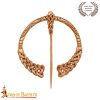 Celtic Brooch / Cloak Pin Lost-wax Cast Bronze