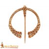 Celtic Brooch / Cloak Pin Lost-wax Cast Bronze