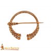 Celtic Brooch / Cloak Pin Lost-wax Cast Bronze