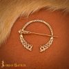 Celtic Brooch / Cloak Pin Lost-wax Cast Bronze