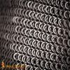 Round Ring Chainmail Hauberk Shirt, Riveted, 10 mm 16 gauge, Aluminium