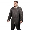 Flat Ring Chainmail Hauberk Shirt, Riveted, ID 9 mm, Titanium
