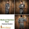 Flat Ring Chainmail Hauberk Shirt, Riveted and Alternating, ID 9mm, Stainless Steel