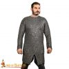 Flat Ring Chainmail Hauberk Shirt, Riveted and Alternating, ID 9mm, Stainless Steel