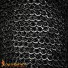 Flat Ring Chainmail Hauberk Shirt, Riveted and Alternating, ID 9mm, Stainless Steel
