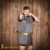 Round Ring Roman Lorica Hamata, Butted, 10 mm 16 gauge, Mild Steel