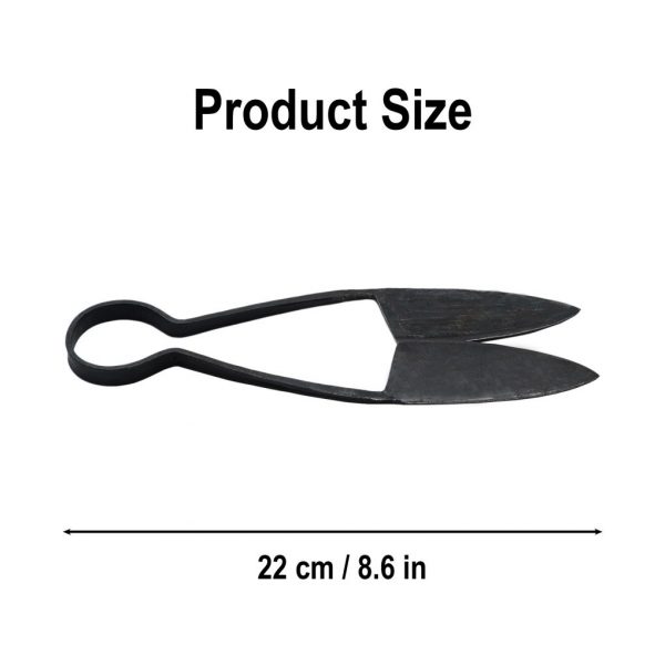 Early Medieval Hand Forged Iron Scissors Fully Functional Accessory