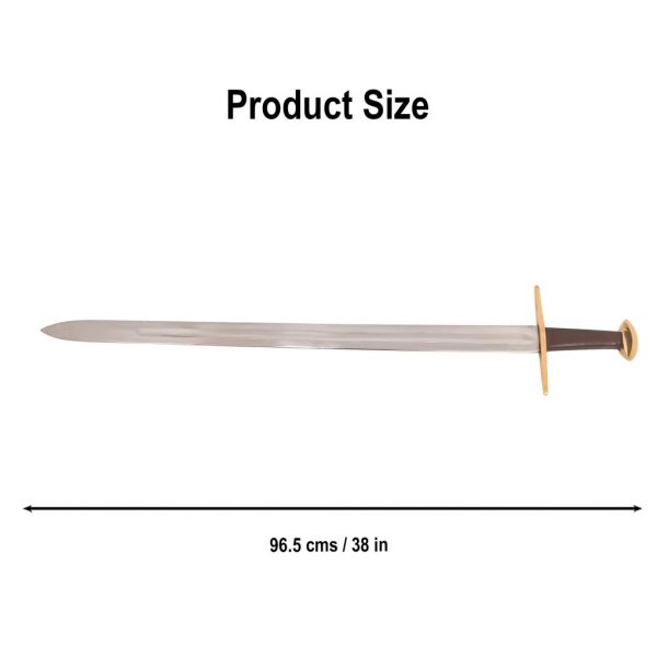 Medieval Type XI Oakeshott Typology Sword with Leather Scabbard