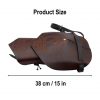 Single Viking Leather Pauldron With Yggdrasil Mjolnir Embossing