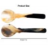 Medieval Viking Genuine Horn Spoon Set of 2 Functional Horn Accessory