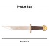 Viking Seax Dagger with Leather Scabbard