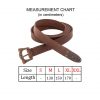 Ornate Viking Leather Belt with Antique Brass Buckle and Chape