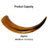 Drinking Horn with Brilliant Finish Handcrafted Genuine Ox Horn