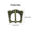 Dark Age Warrior Solid Brass Buckle Belt Accessory