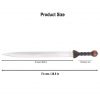 Decorative Roman Gladius Sword with Leather Scabbard