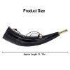 Blowing Horn / pibole / Hunting Call Genuine Ox Horn with Brass Mouthpiece