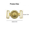 Civil War Confederate officers Brass Belt Buckle