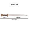 Roman Gladius Sword with Scabbard Functional