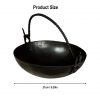Hand Forged Cauldron Fully Functional Iron Camping Accessory