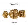 Medieval Trefoil Pure Solid Brass Belt End Chape Fully Functional Accessory