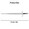 Medieval Type XVI Oakeshott Typology Knightly Functional Sword with Leather Scabbard