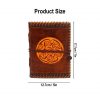 Handmade Journal with Celtic Spiral Design Genuine Leather Book Notes