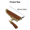 Authentic Viking Knife with Genuine Leather Sheath