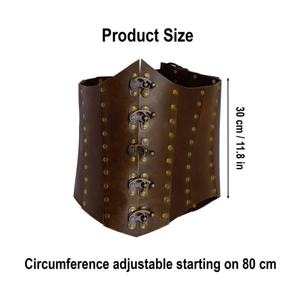 Anne Bony Handcrafted Under - bust Leather Corset