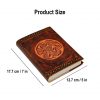 Medieval Journal with Celtic Spiral Design Handcrafted Genuine Leather Diary Notes