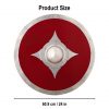 Viking Wooden Red Combat Shield with Steel Fittings and Umbo