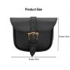 Handmade Leather Belt Bag with Antique Brass Celtic Buckle