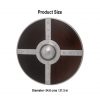 Viking Wooden Shield with Steel Umbo and Fittings