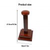 Wooden Helmet Stand for Medieval Helmets with or without Aventail