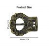 Gothic Belt Buckle Antiqued Brass