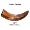 Medieval Viking Drinking Horn with Natural Finish Handcrafted Genuine Ox Horn