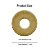 Loose Pure Brass Washers Set of 50 Pieces Armor and Leather Equipment