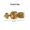 Medieval Trefoil Pure Solid Brass Belt End Chape Fully Functional Accessory