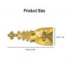 Renaissance Pure Solid Brass Belt End Chape Functional Accessory
