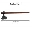 Hand Forged Viking Bearded Axe with Leather Sheath